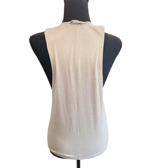 Lululemon Cardio Squad Tank Top Taupe Gold Geometric Racer Back Workout Gym S - Picture 3 of 7